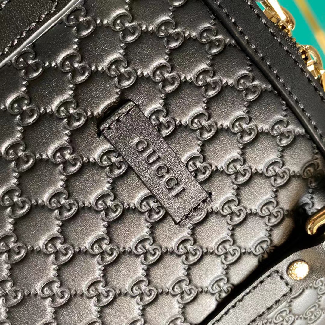 Gvc*1 Micro GG Leather Mini Dome Crossbody Bag