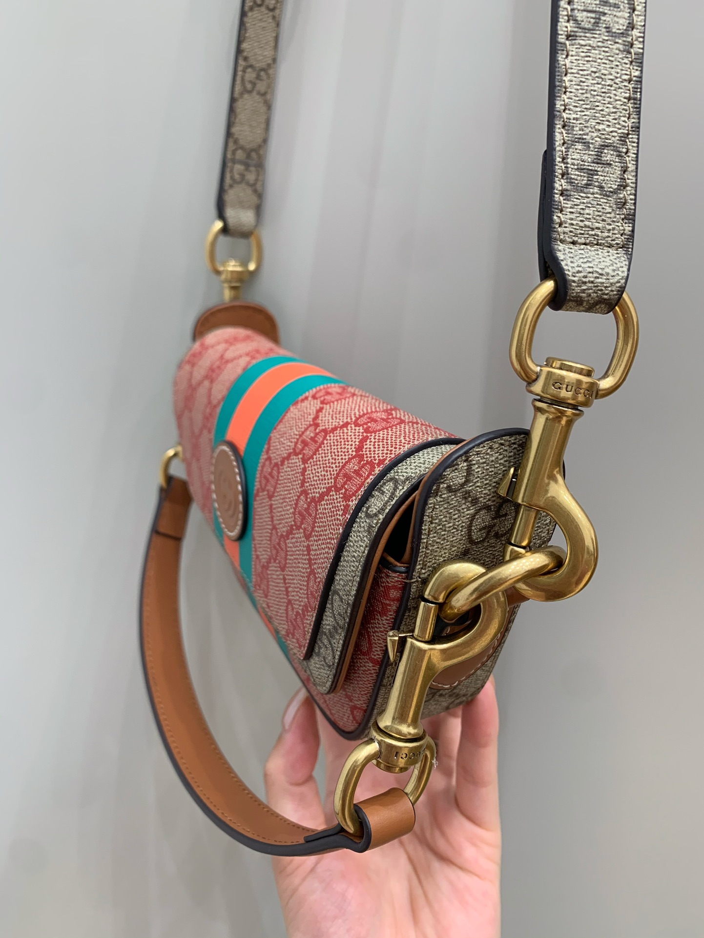 Mini Canvas GG Svp*me Top-Handle Bag