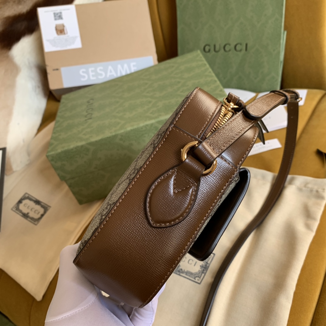Gvc*1 Horsebit 1955 small shoulder bag