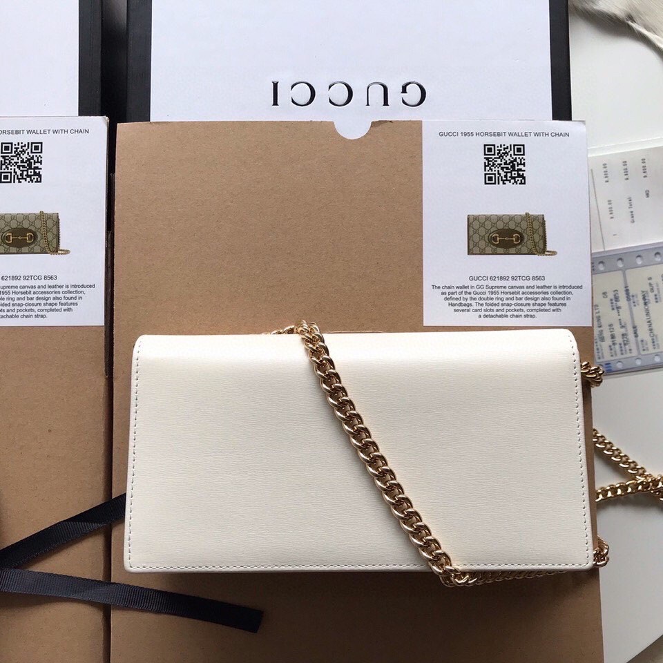 Gvc*1 Horsebit 1955 wallet with chain