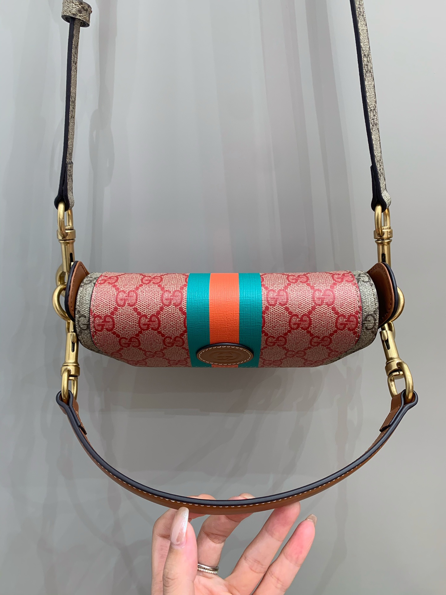 Mini Canvas GG Svp*me Top-Handle Bag