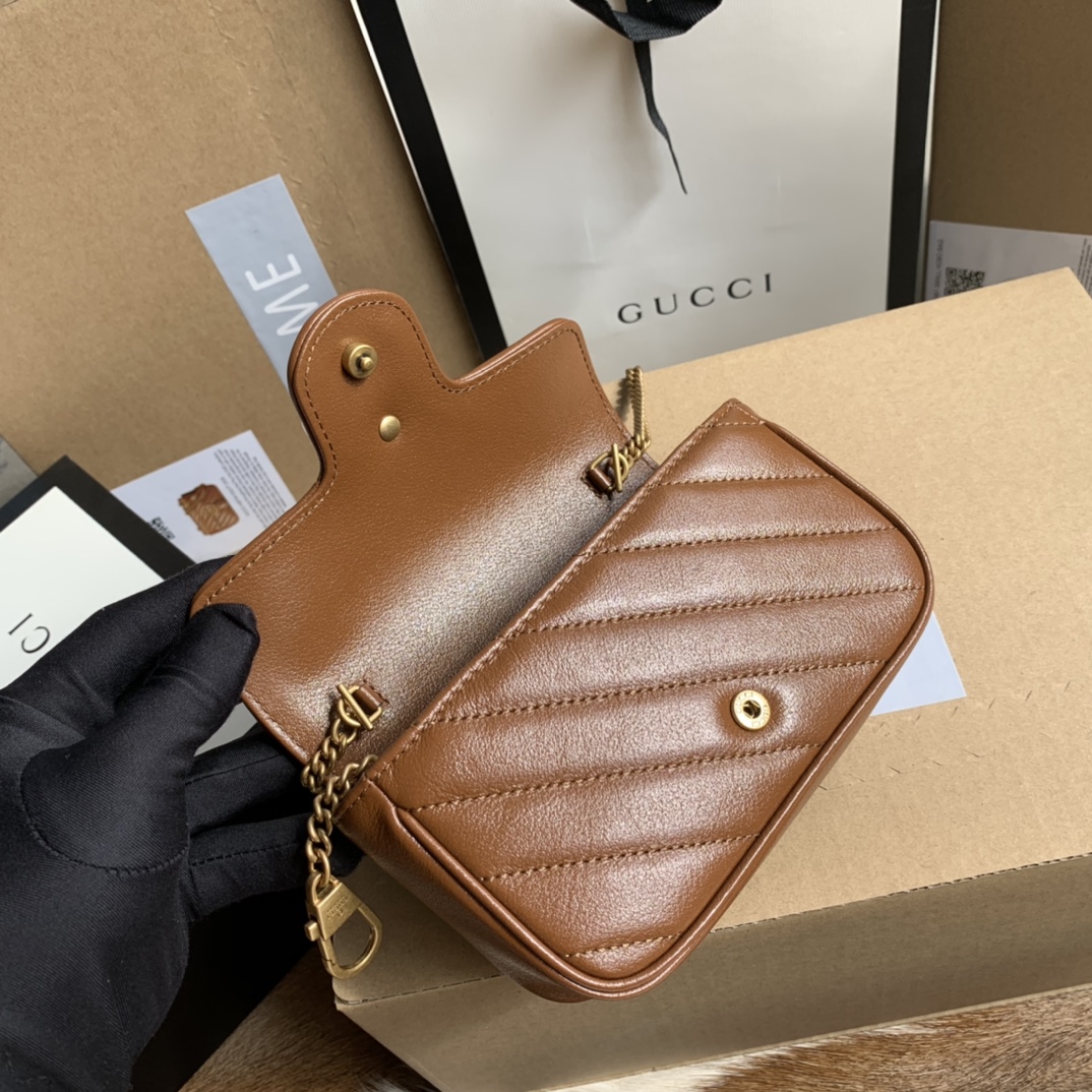 GG Marmont python S*per mini bag