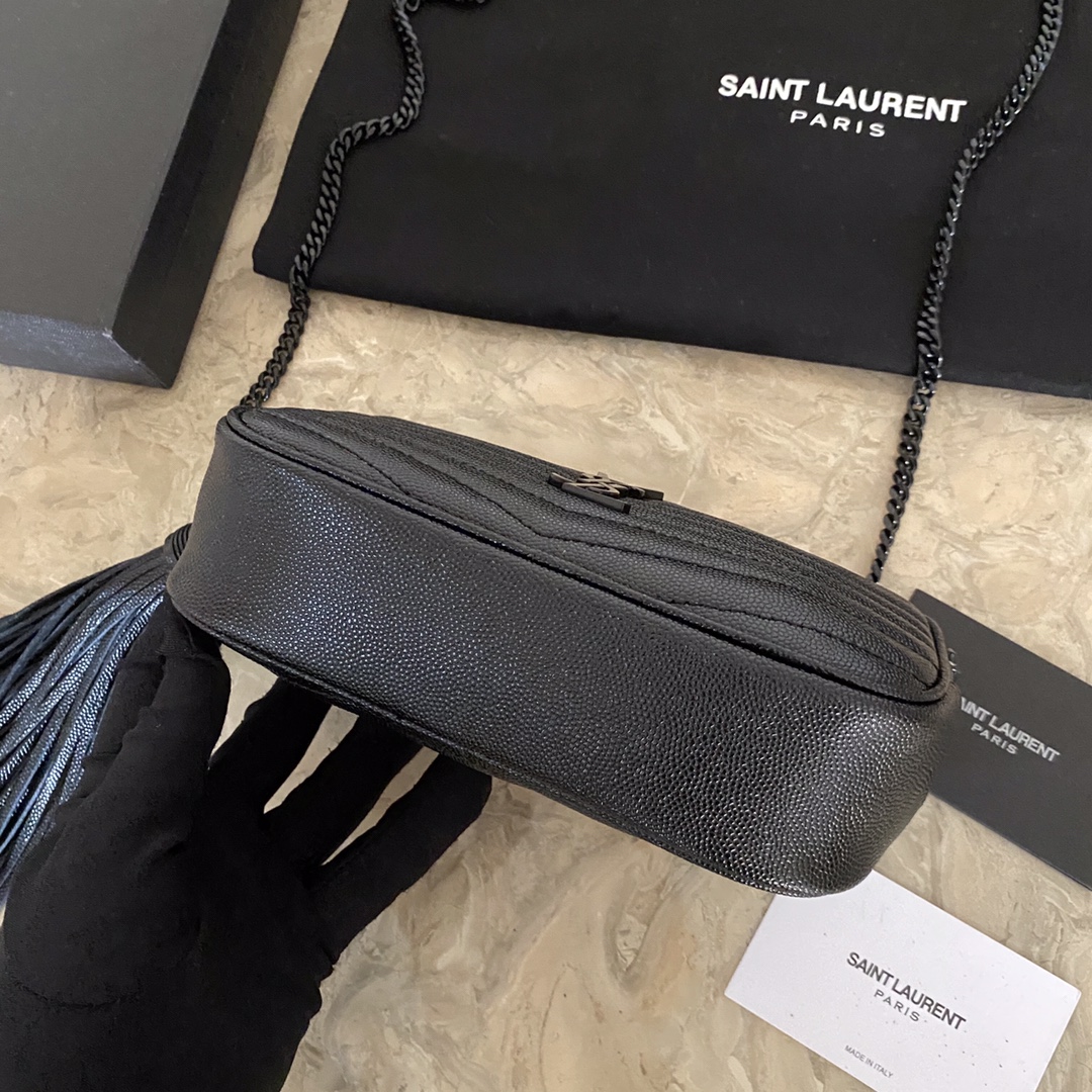 Y51 Mini Lou Quilted Leather Camera Bag