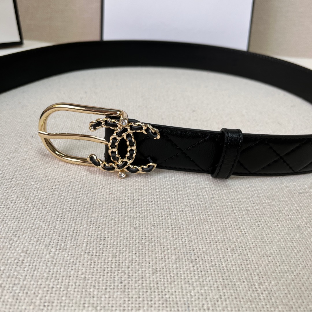 Ch**el leather belt