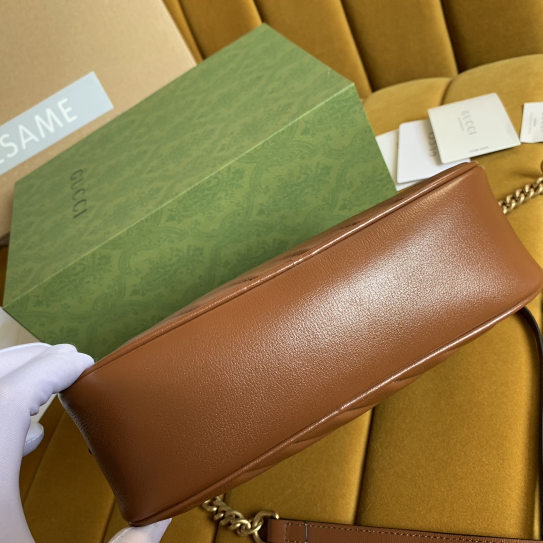 GG Marmont small matelassé shoulder bag