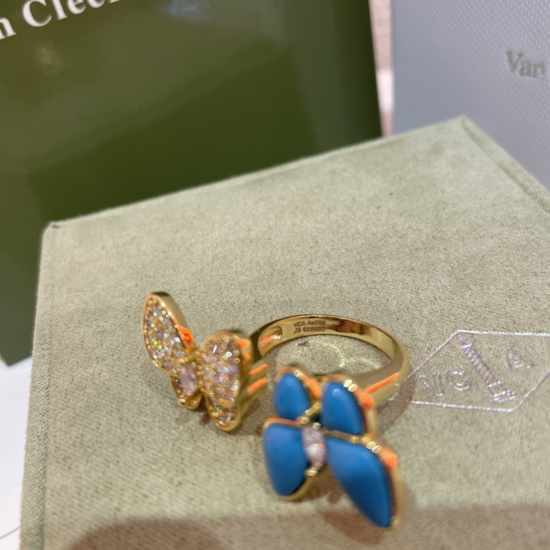 V*n Cl**f & Arpels Two Butterfly Ring