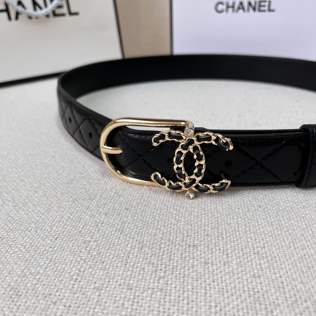 Ch**el leather belt