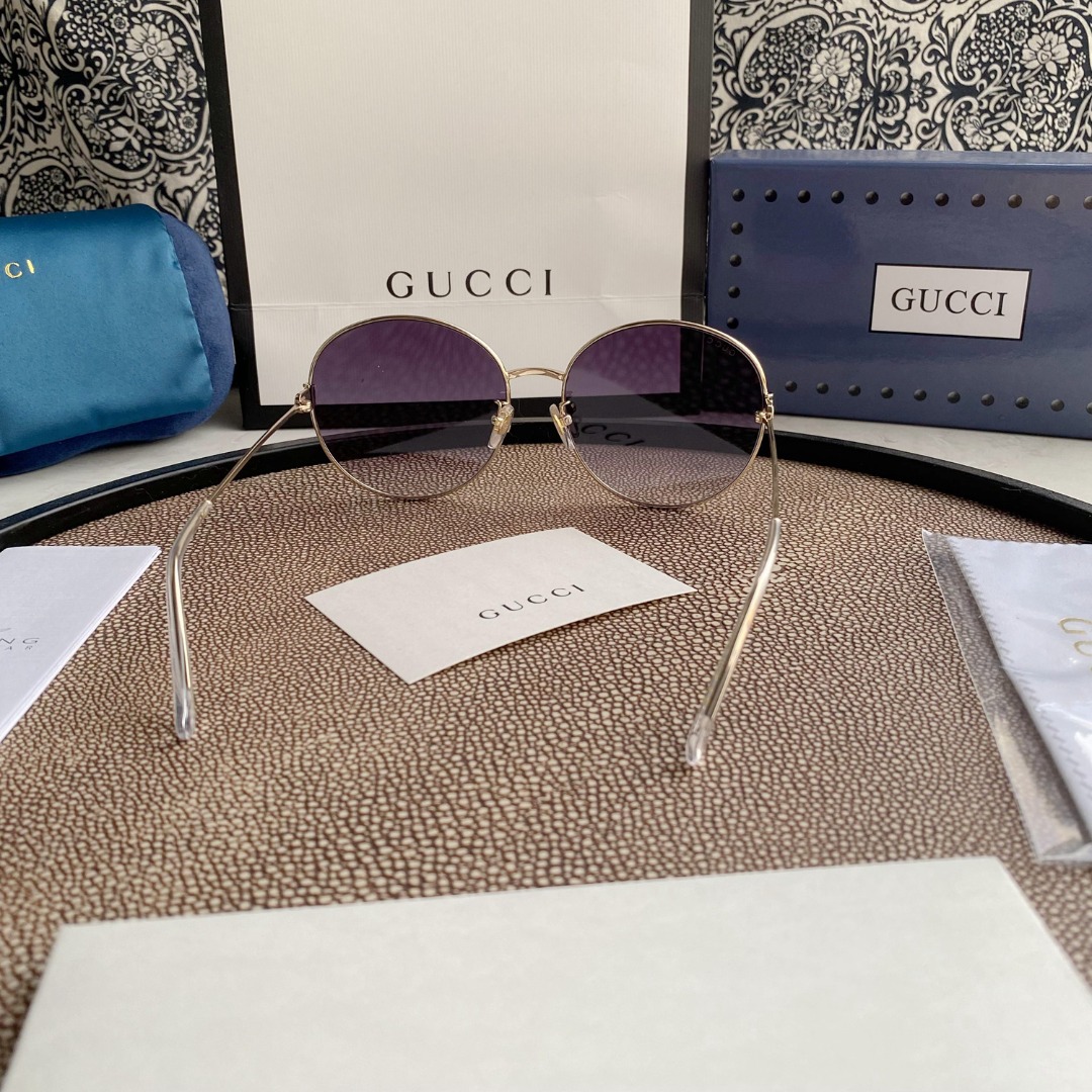 GG1336O Gold Oval Stainless Steel Frame