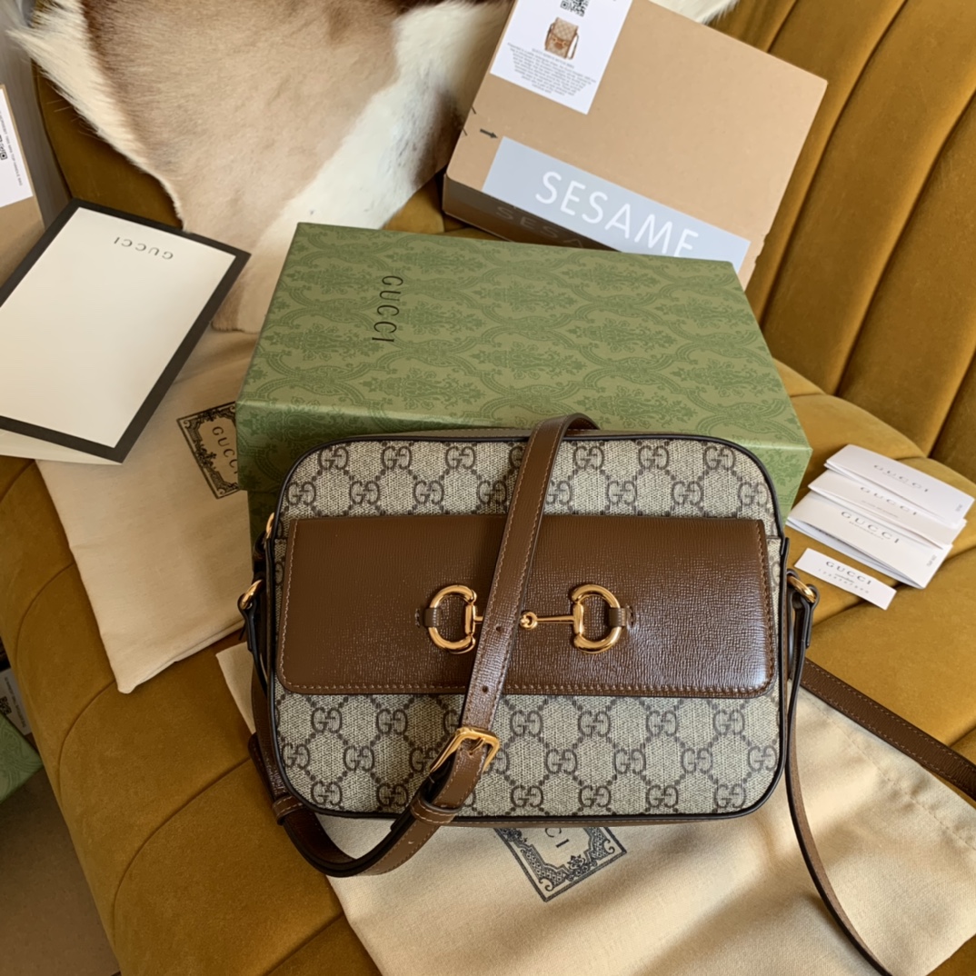 Gvc*1 Horsebit 1955 small shoulder bag