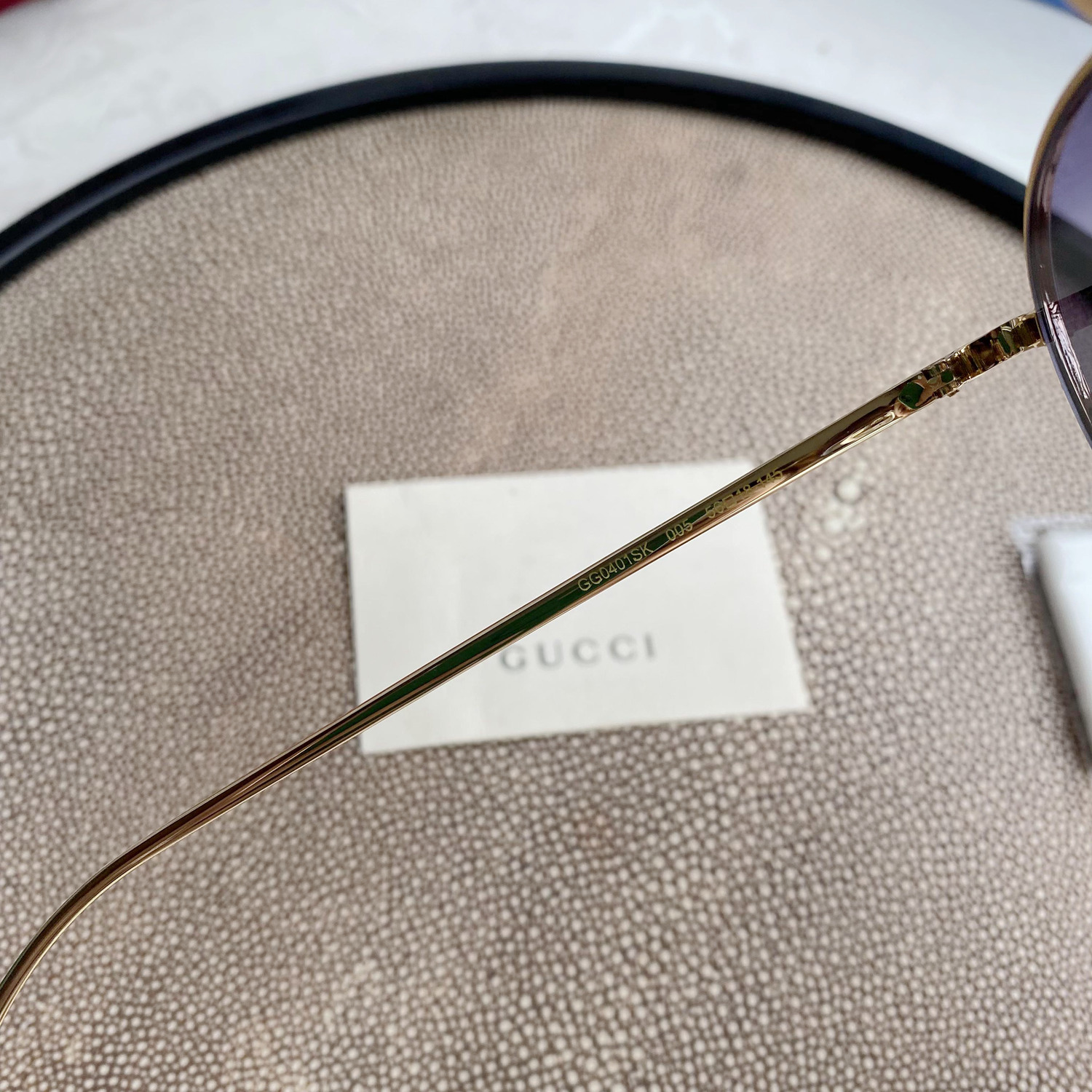 Ch10é eyewear engraved-logo round-frame sunglasses