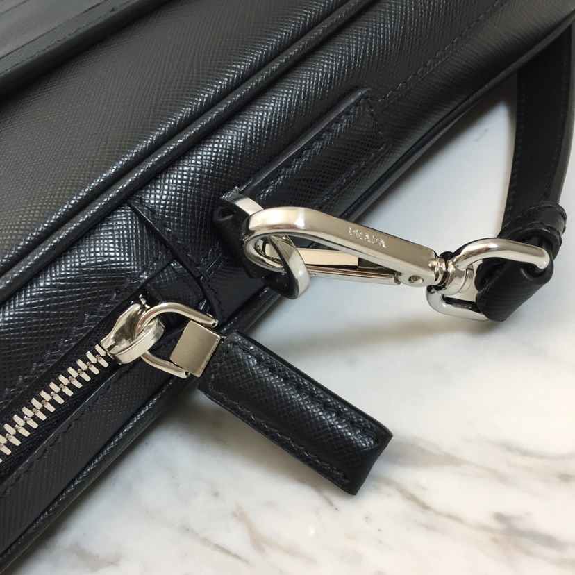 Saffiano Leather Work Bag