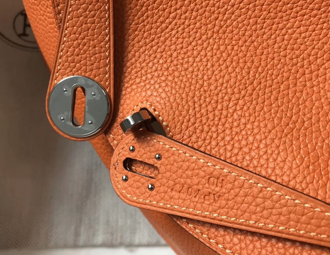 Copy H**me5 Lindy 26cm handbag in orange