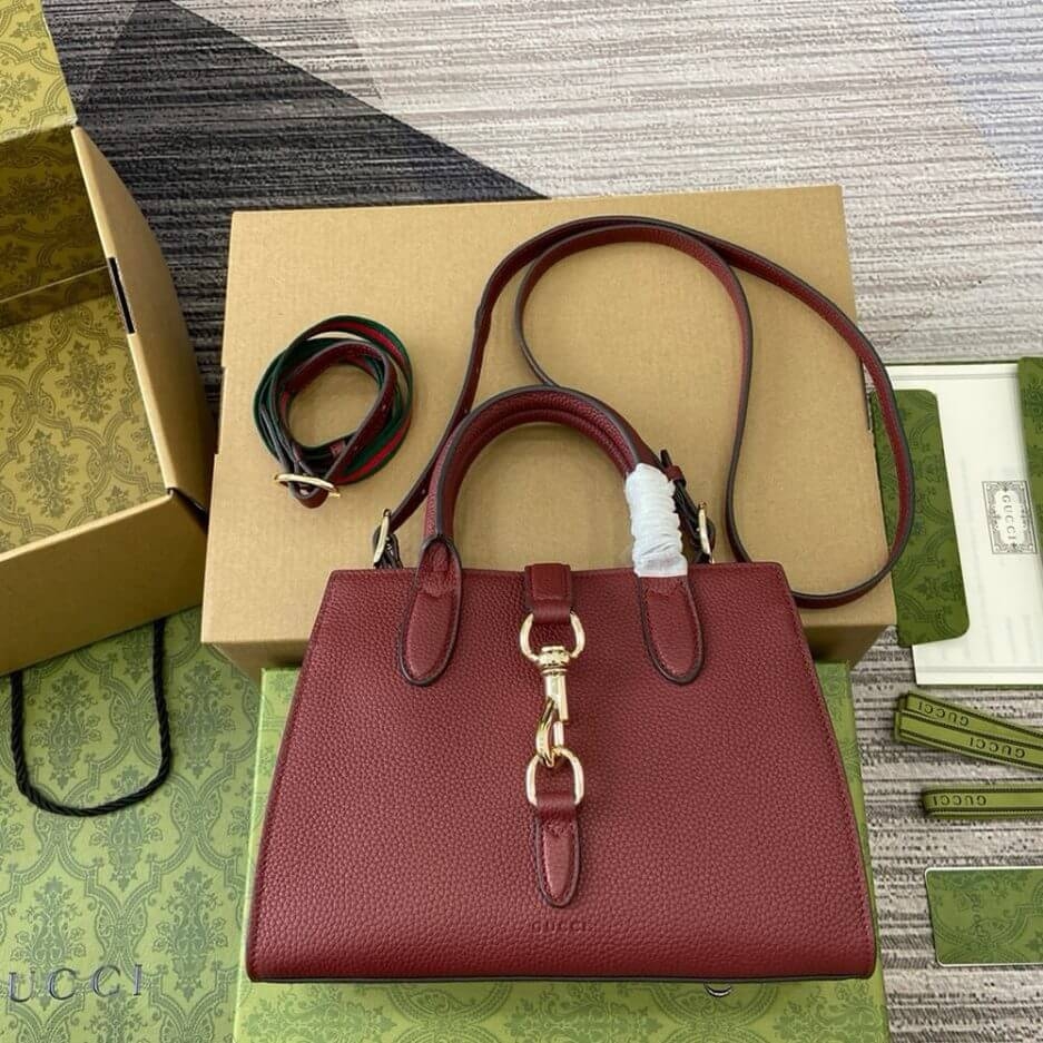 Gvc*1 SMALL TOTE BAG WITH HOOK CLOSURE