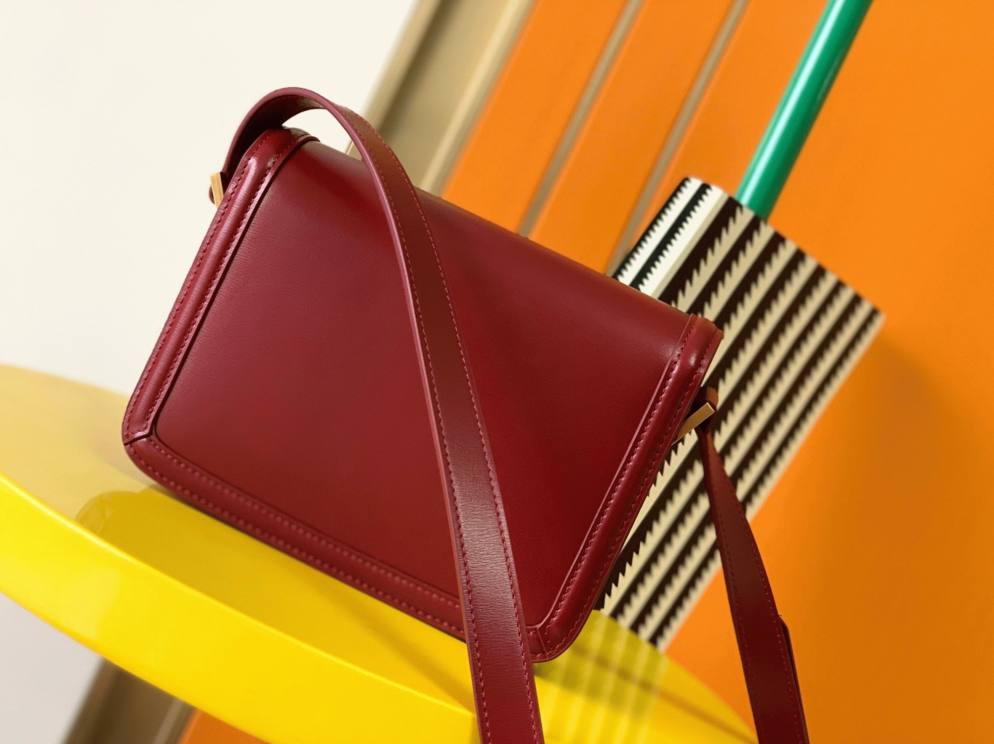 Replica Sa1nt Lau*nt Small Solferino Bag Red Calfskin