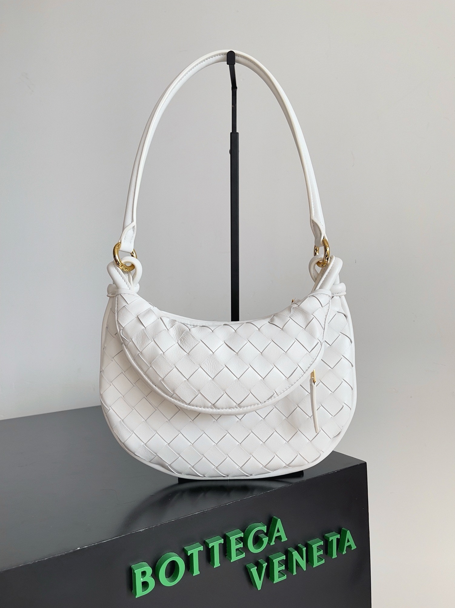 Replica B0tt*ga Ven*ta Gemelli Small Bag White