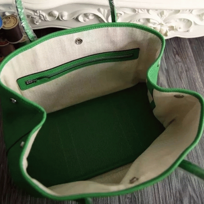 Bamboo Color Fake Luxury H**me5 Garden Party 30cm Modern Tote