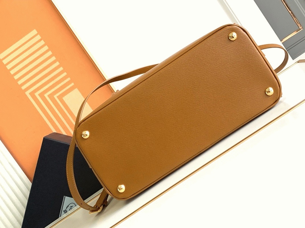 Brown Pra*a Galleria Large Bag Knockoff