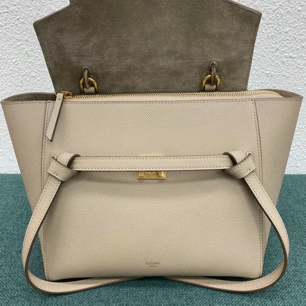 Ce1i*e Micro Belt Bag Fake in Light Taupe
