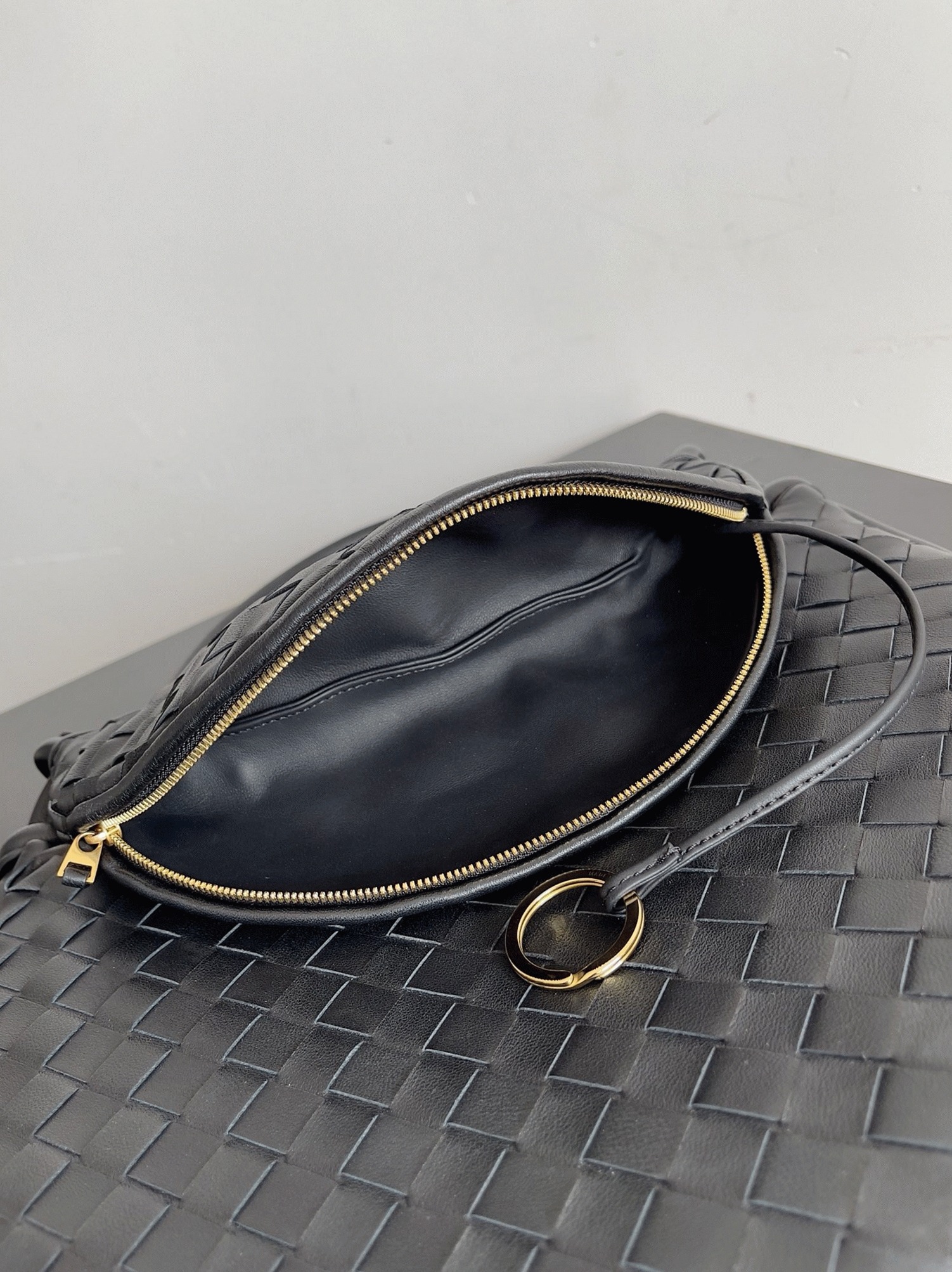 Replica B0tt*ga Ven*ta Gemelli Medium Bag Black