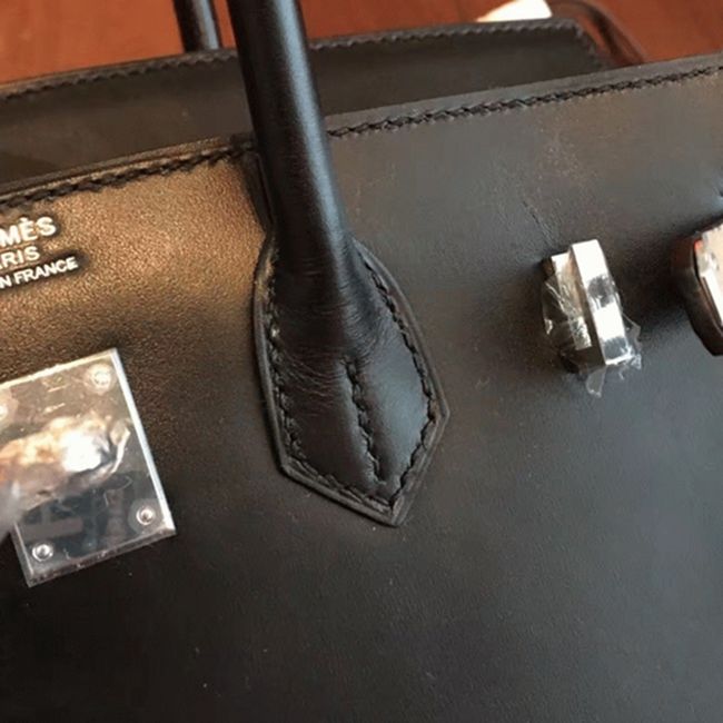 Classic Black H**me5 Birkin 25cm Luxury Replica