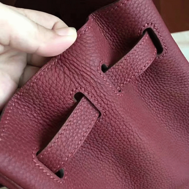 Bordeaux Color Top Designer-Inspired H**me5 Birkin 35CM Fake