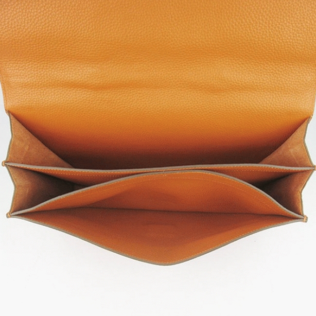 Orange Knockoff H**me5 Sac A Depeches 38CM Professional Bag