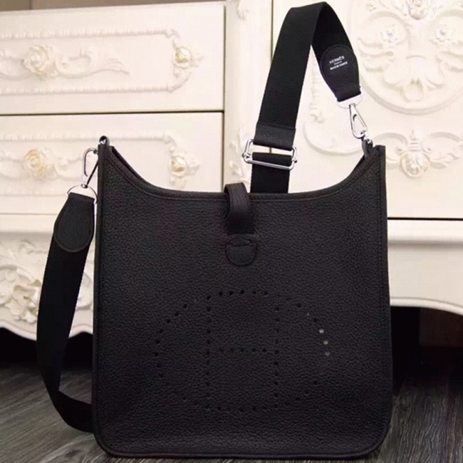 Black Evelyne III PM Bag Replica 1:1 H**me5 Shoulder Bag