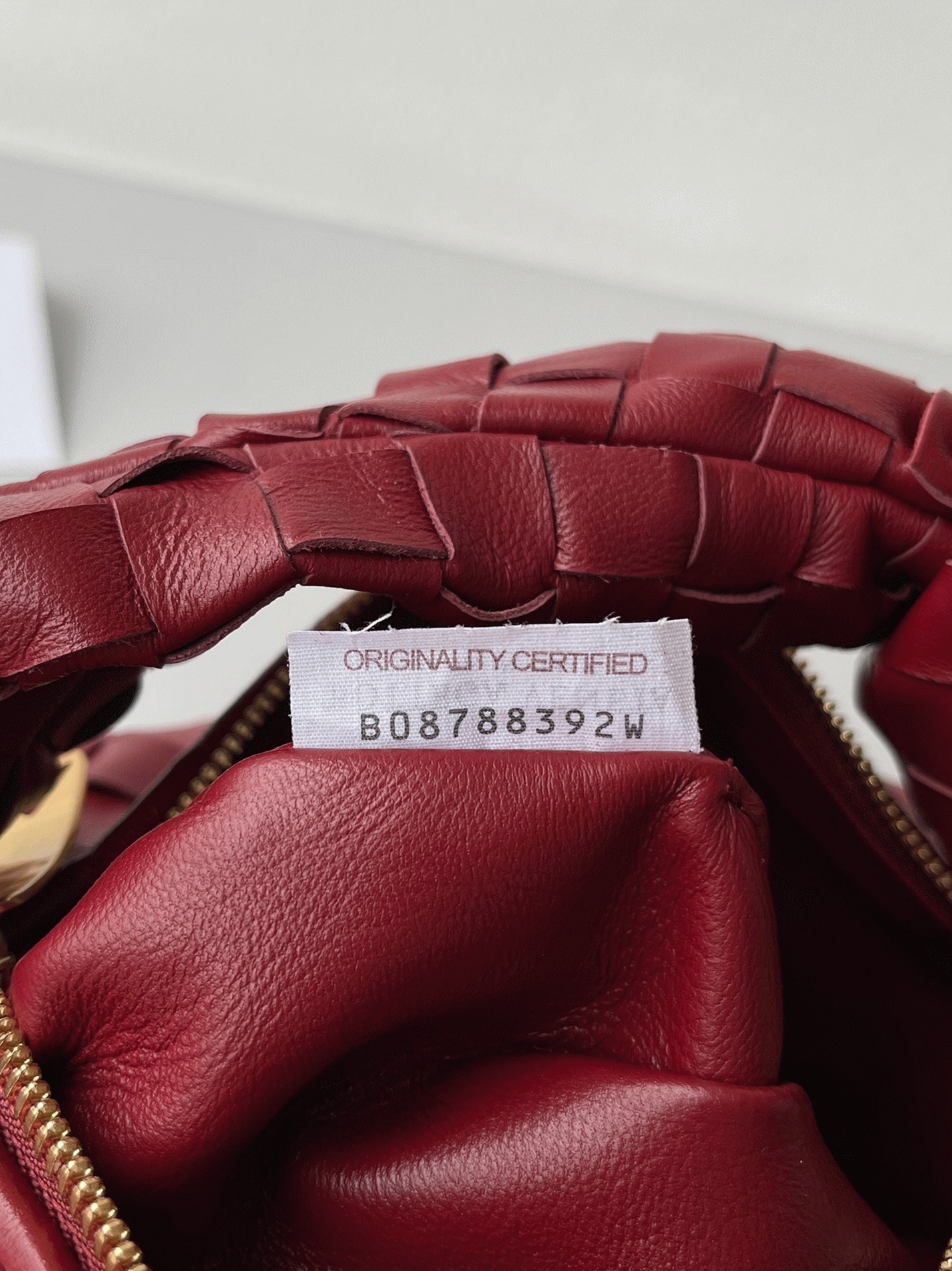 Replica B0tt*ga Ven*ta BV Jodie Mini Bag Dark Red