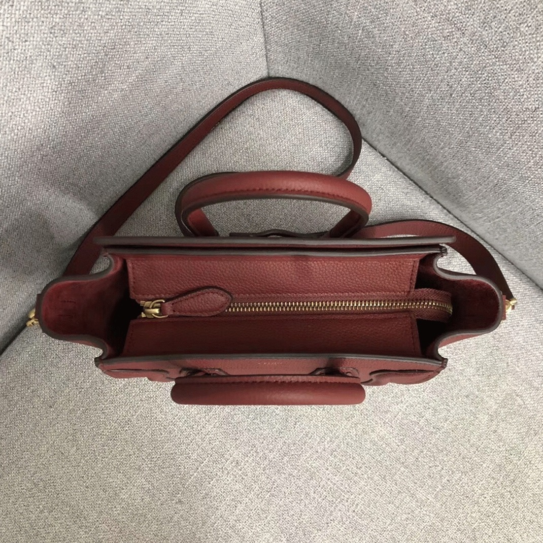ce1i*e nano lU*gage tote bag fake in ruby