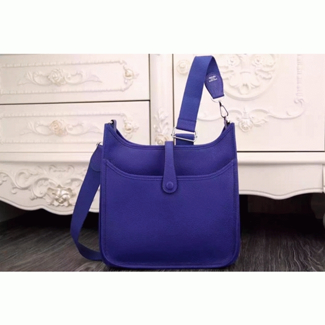 Electric Blue Evelyne III PM Bag Replica AAA H**me5 Crossbody