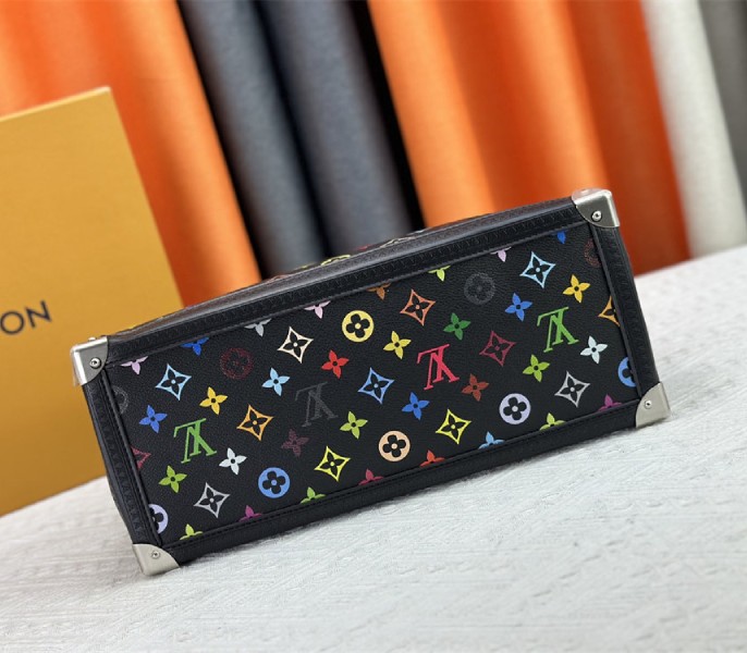 L0vis Vvtt0n X TM Multicolored Onthego MM In Black