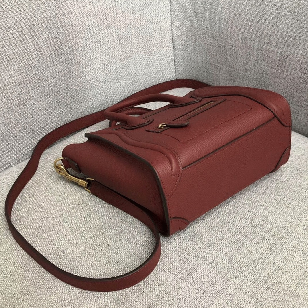 ce1i*e nano lU*gage tote bag fake in ruby