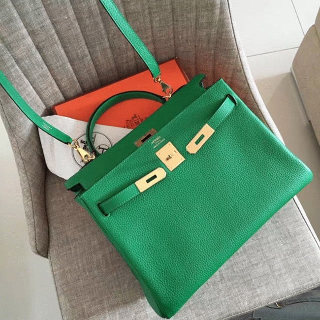 Bamboo Clemence Replica H**me5 Kelly Retourne 28cm Handbag