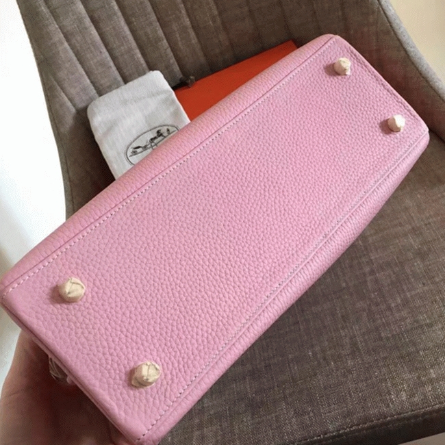 Pink Clemence Replica H**me5 Kelly Retourne 32cm Tote