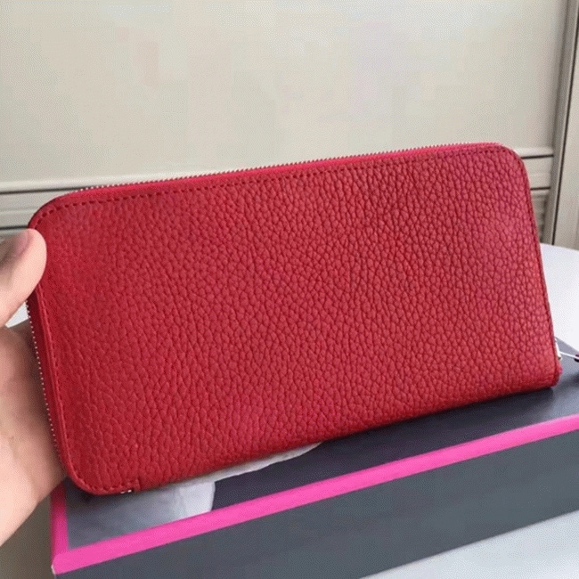 Red Fake H**me5 Wallet Azap Zipped