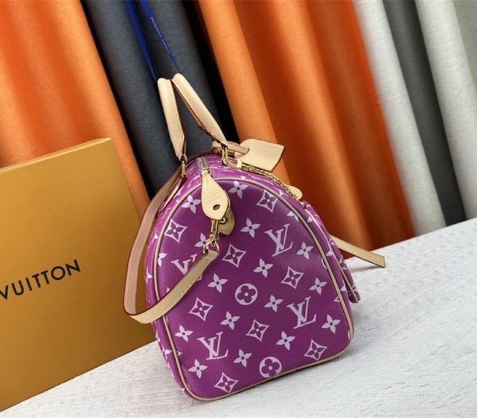 L0vis Vvtt0n Speedy P9 Bandouliere 40 Bag In Pink Purple