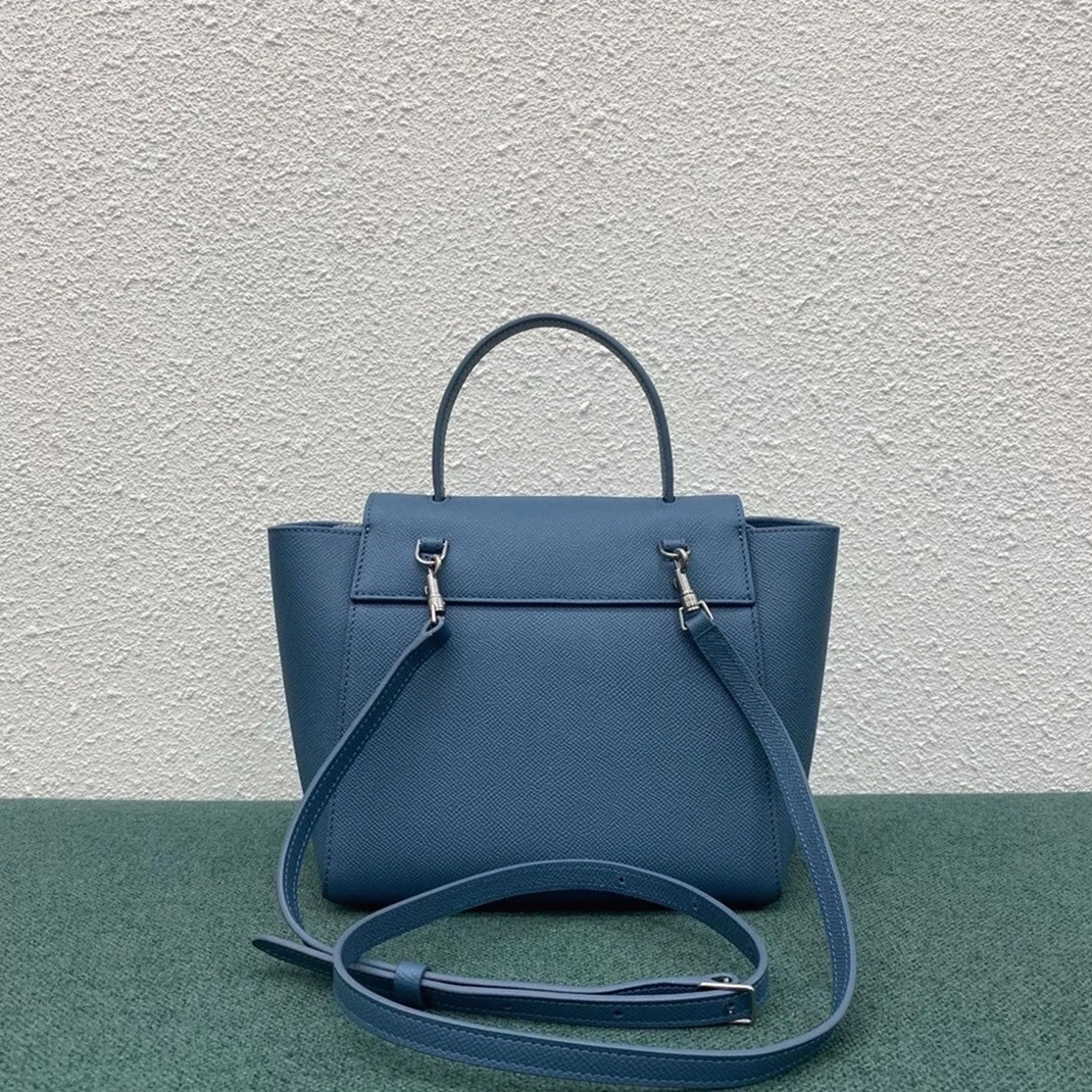 Ce1i*e Belt Nano Bag Replica in Slate Blue