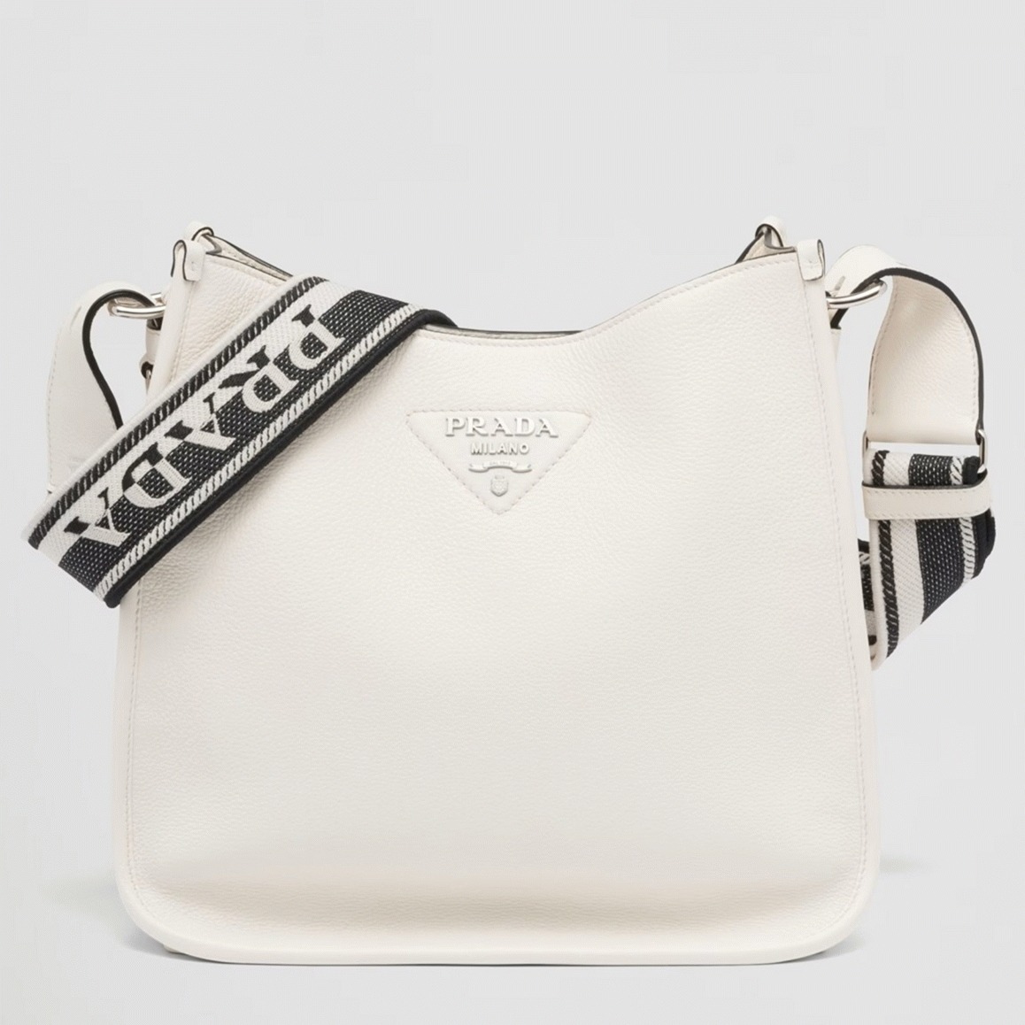 Pra*a Hobo Bag Knockoff in White