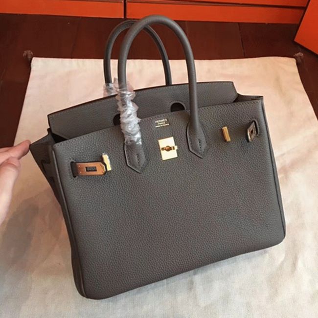 Vert Gris H**me5 Birkin 25cm High-End Copy Handbag