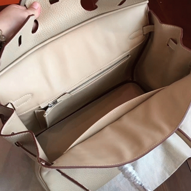 Ivory Replica H**me5 Birkin 35CM Classy Handbag