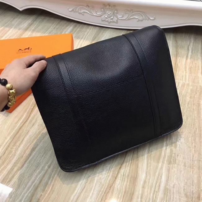 Black Fake Designer H**me5 Steve Messenger Bag