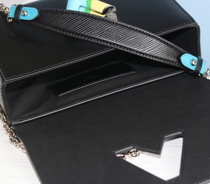 L0vis Vvtt0n Epi Leather Twist MM Limited Edition Bag In Black