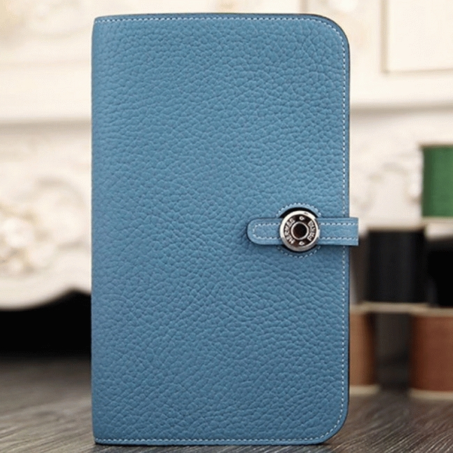 Jean blue replica H**me5 Dogon combine wallet