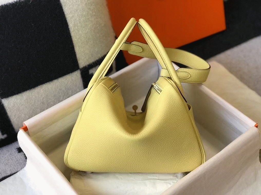 Replica H**me5 Lindy bag 26cm in jaune poussin