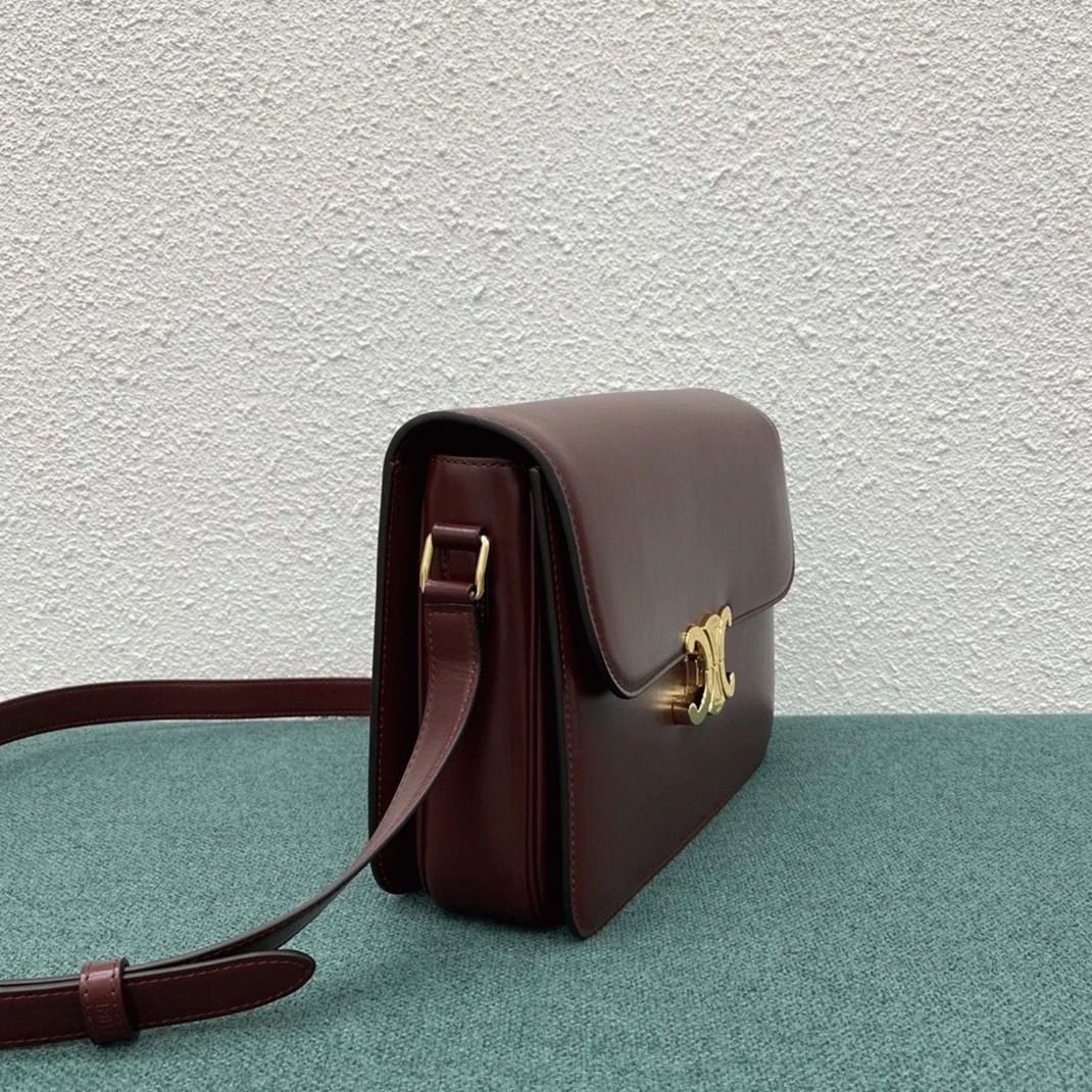 Top Quality Replica Ce1i*e Triomphe Large Bag In Bordeaux