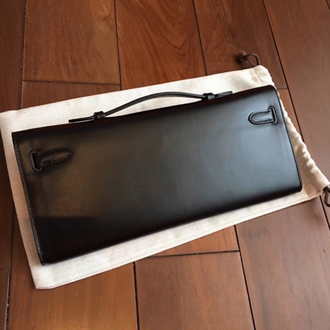 Black Box Replica H**me5 Kelly Cut Clutch Classic Design