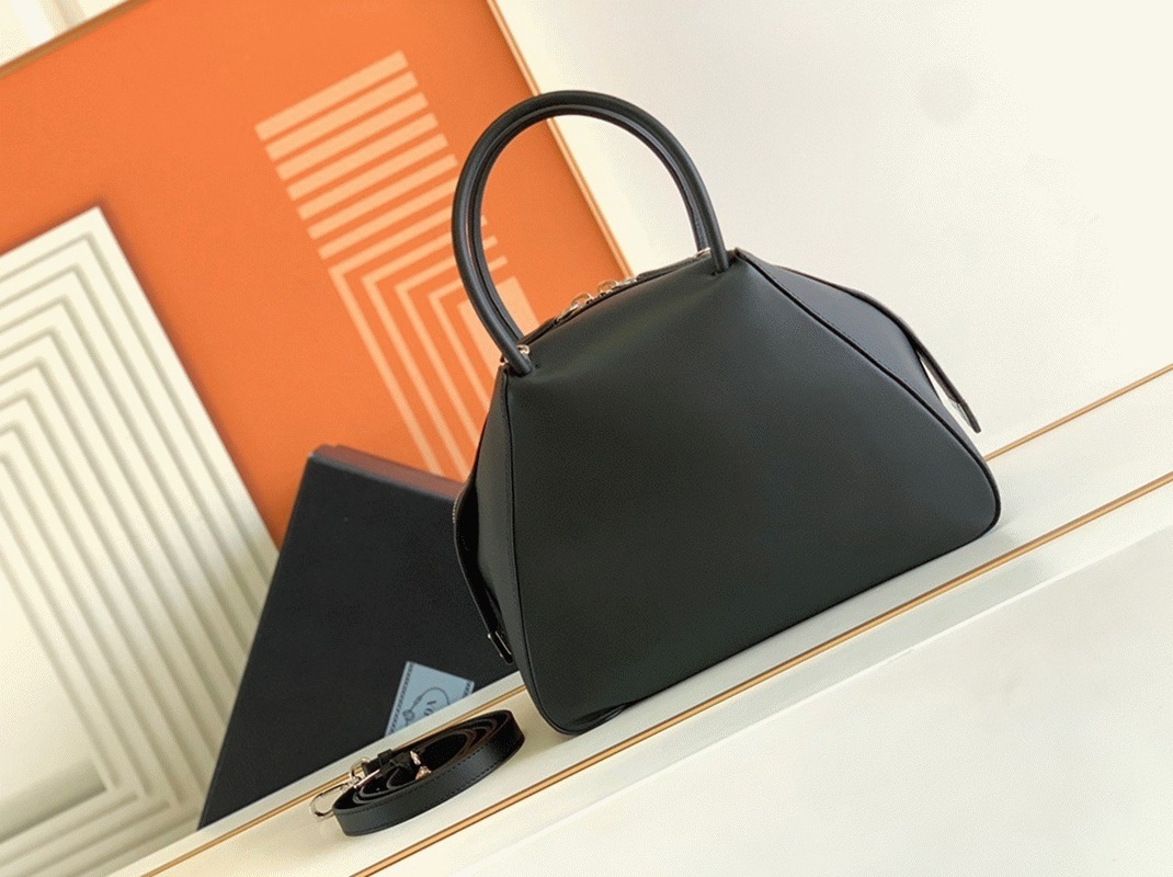 Pra*a S*pernova Small Top Handle Bag Fake in Black