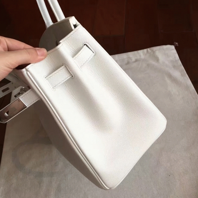 White High Quality Replica H**me5 Birkin 35cm Purse