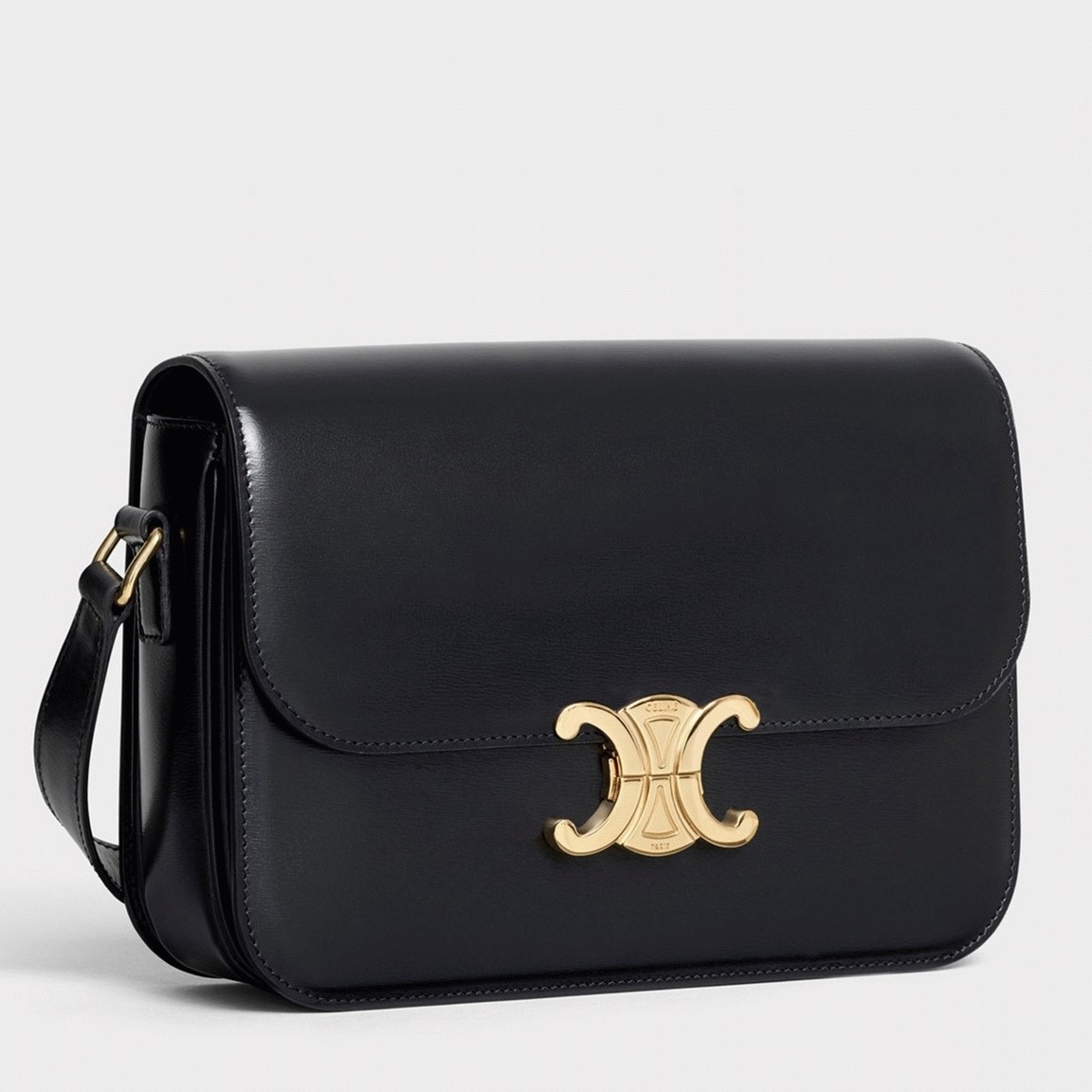 Top Quality Faux Ce1i*e Triomphe Medium Bag In Black