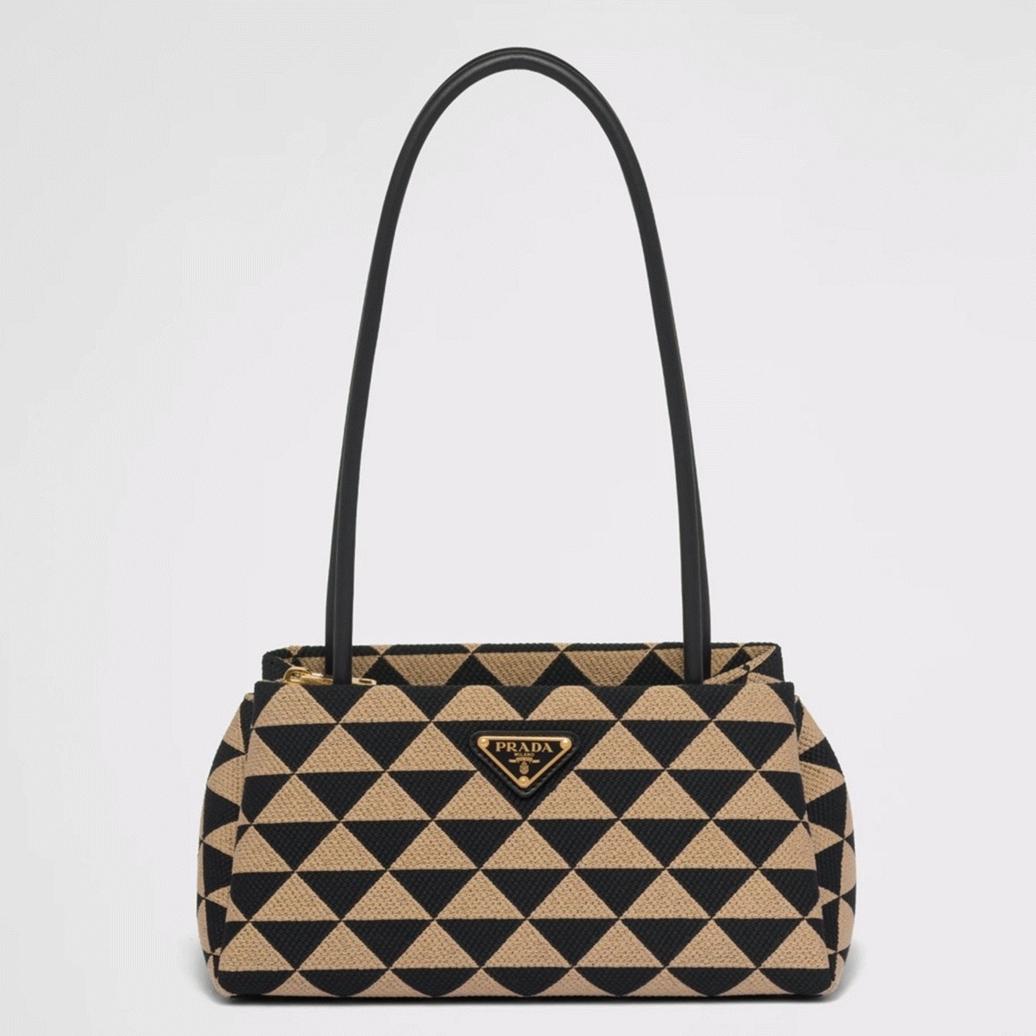 Pra*a S*pernova Small Shoulder Bag Imitation in Black/Beige